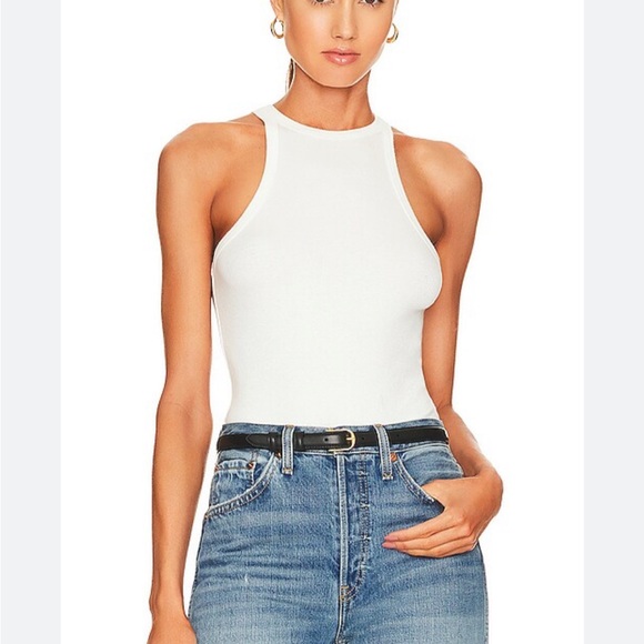 Agolde Rianne Ribbed Bodysuit - Picture 4 of 9